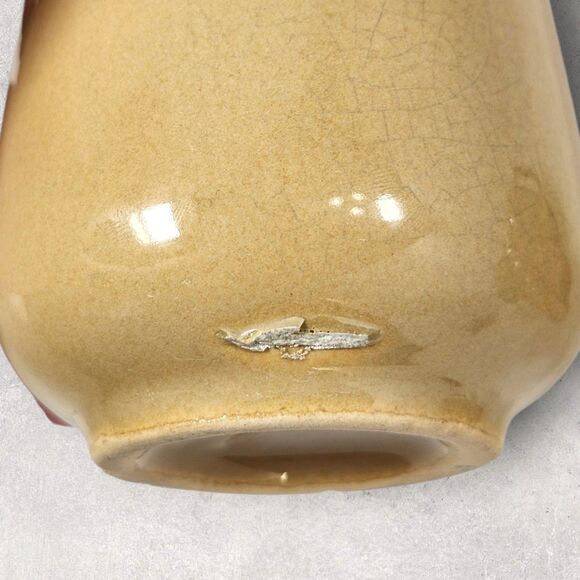 Vintage Brown Drip Stoneware Mugs Set of 5 Taiwan Coffee Cups Rustic Retro MCM - Picture 5 of 8